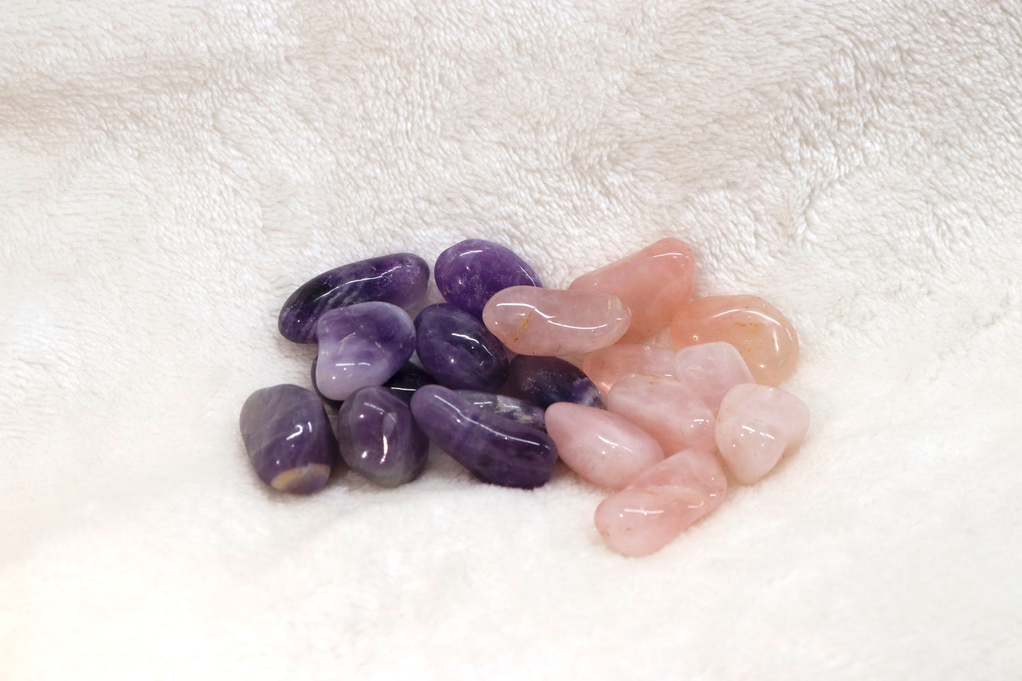 Seelenverbindung-Set (Rosenquarz & Amethyst)